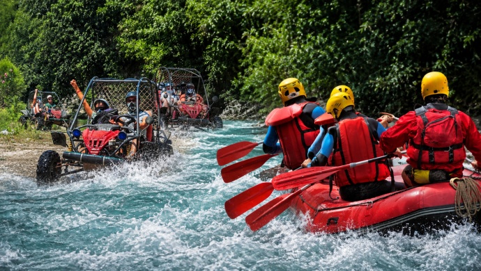 Kayaking and baggage trip